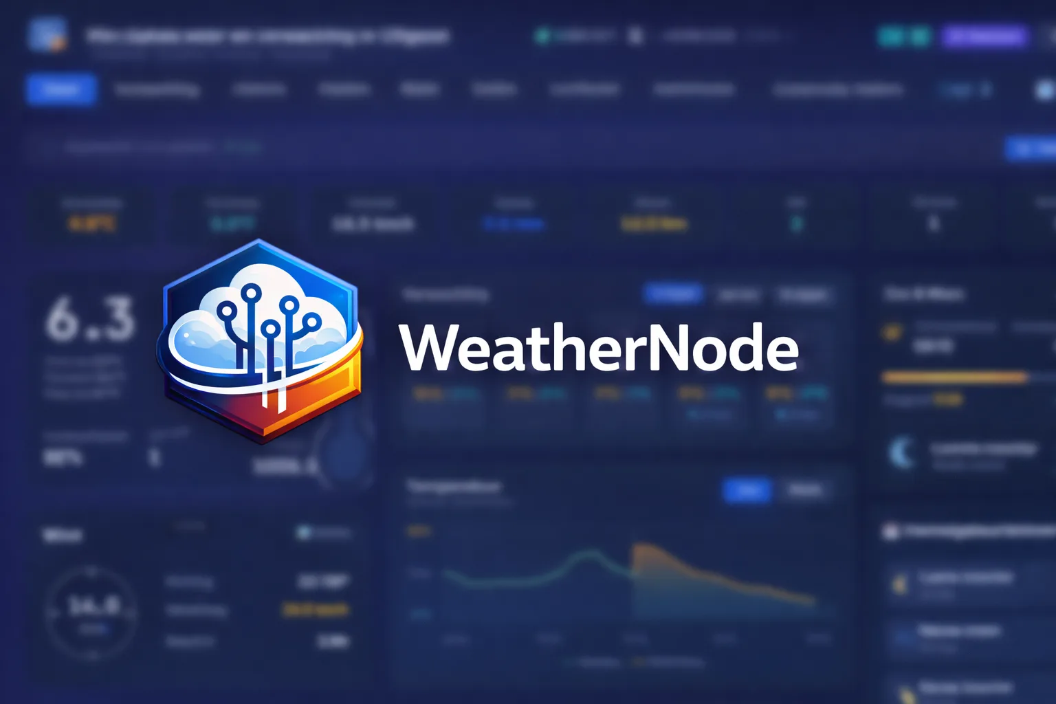 WeatherNode self-hosted weather dashboard
